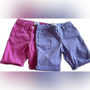 Two Shorts: Children's Place (Pink and Purple Kids Shorts)